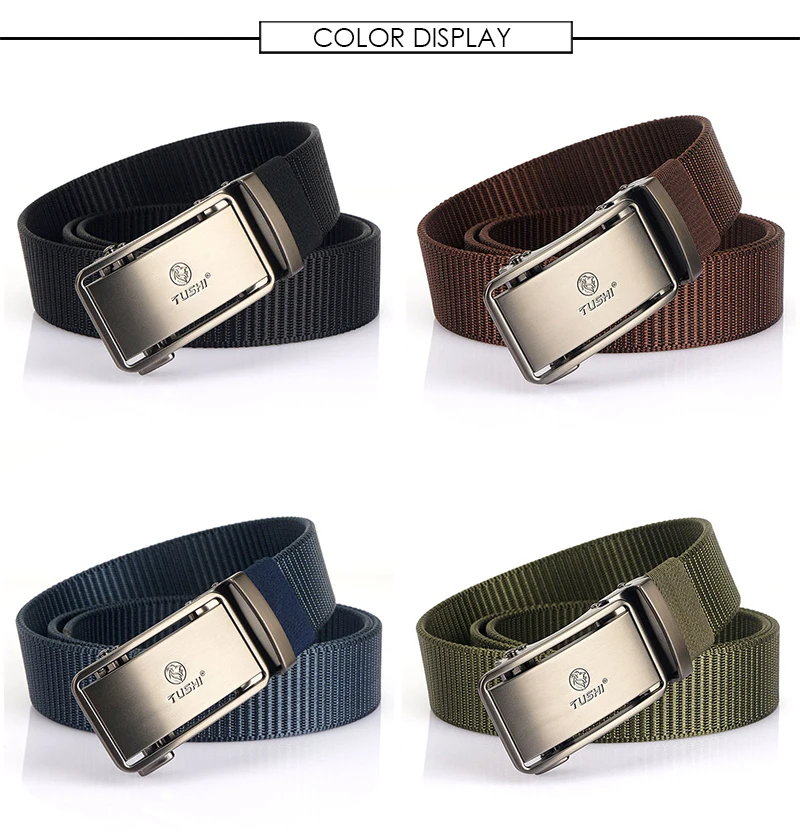 VATLTY New 3.4cm Tactical Belt for Men 1200D Tight Thick Nylon Casual Belt Alloy Automatic Buckle Tactical Outdoor Belt Male