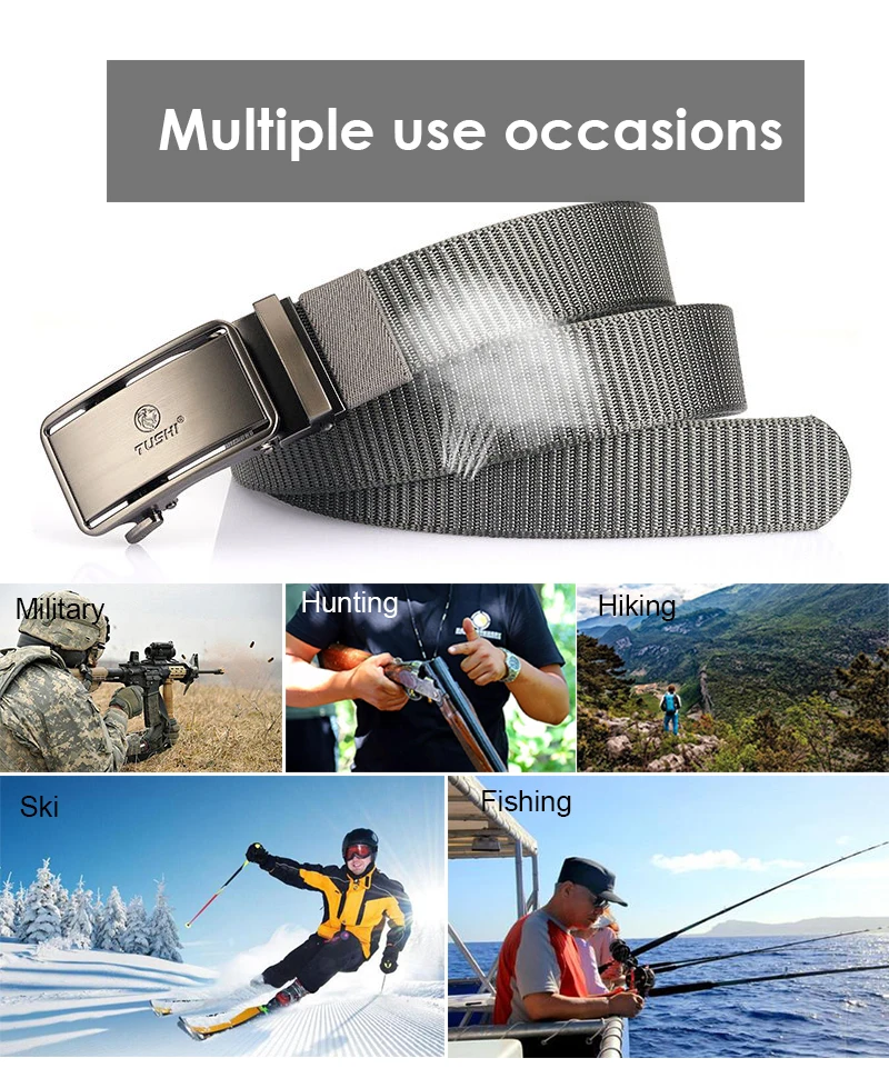 VATLTY New 3.4cm Tactical Belt for Men 1200D Tight Thick Nylon Casual Belt Alloy Automatic Buckle Tactical Outdoor Belt Male
