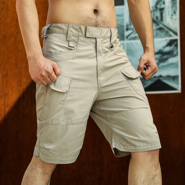Shorts Men Urban Military Waterproof Cargo Tactical Shorts Male Outdoor Camo Breathable Quick Dry Pants Summer Casual Shorts