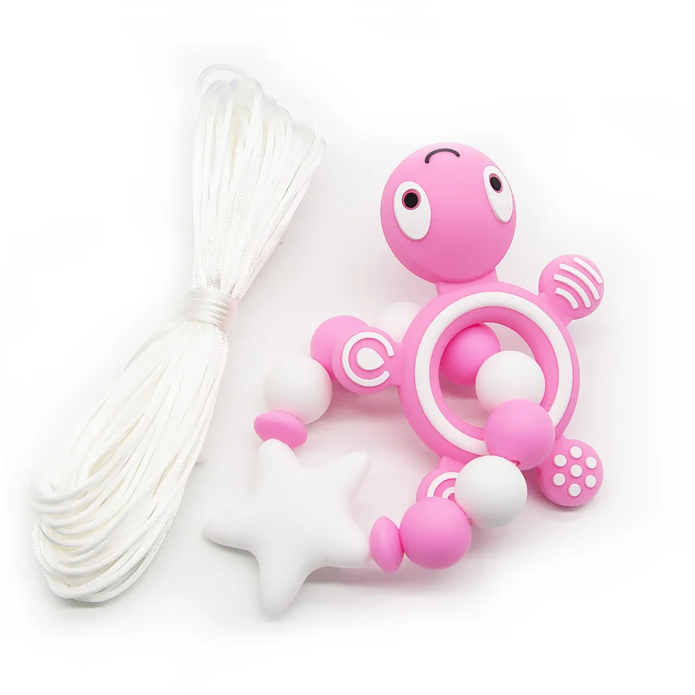 Cute-Idea 10m/lot 1.5mm Colorful Nylon Cord Thread Food Grade Baby Pacifier Clip Toys Accessories DIY Bracelet Braided String