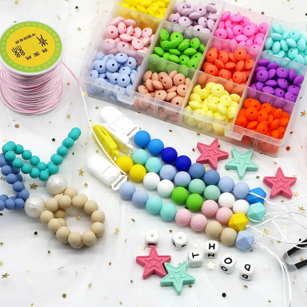 Cute-Idea 10m/lot 1.5mm Colorful Nylon Cord Thread Food Grade Baby Pacifier Clip Toys Accessories DIY Bracelet Braided String