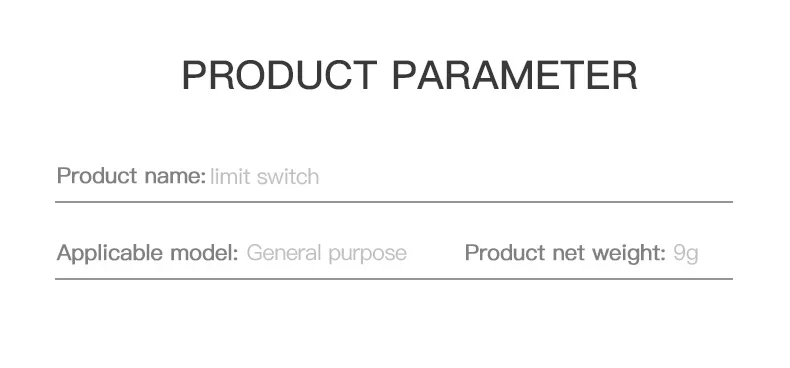 5PCS X/Y/Z Axis End Stop Limit Switch 3Pin N/O N/C Control easy to use Micro Switch For CR10 Series Ender 3 3D Printer Parts