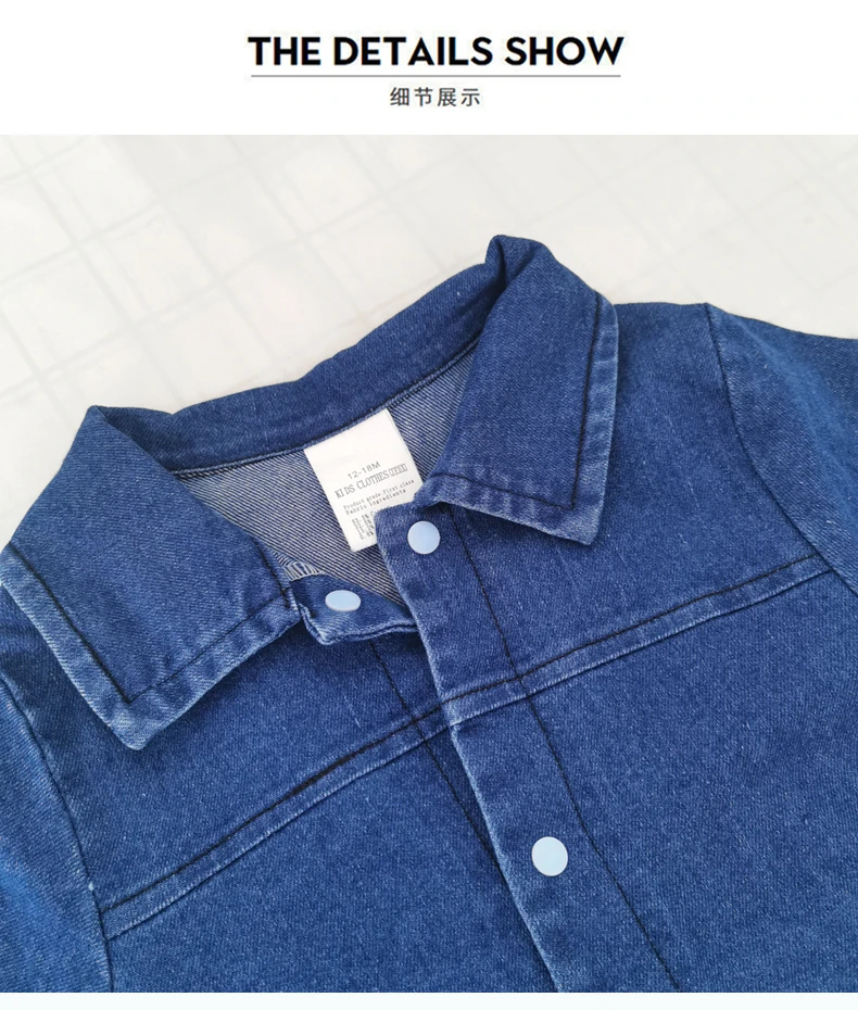 IENENS Baby Rompers Newborn Jumpsuits Clothes Denim One-pieces 0-18 Months Boy Girl Soft Suits Kids Clothes
