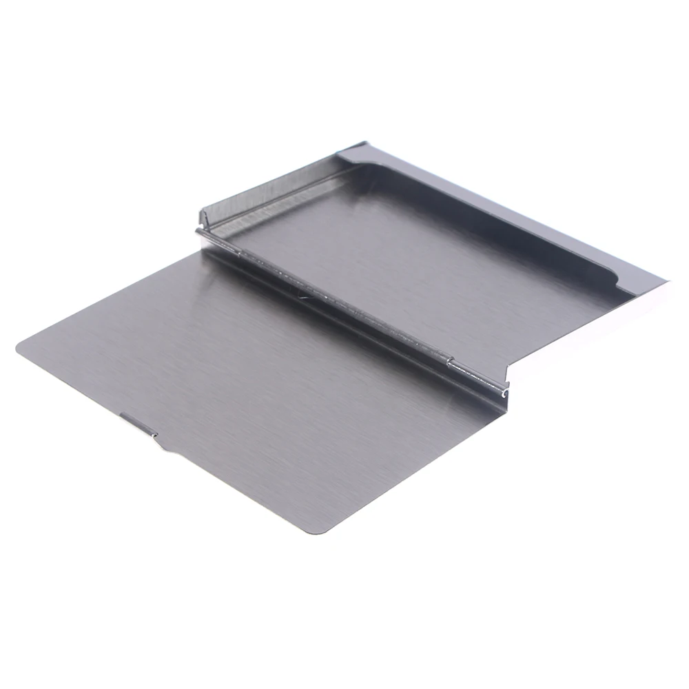 2022 New Waterproof Stainless Steel Business ID Credit Card Holder Luxury Silver Aluminium Case Cover Unisex Card Wallet