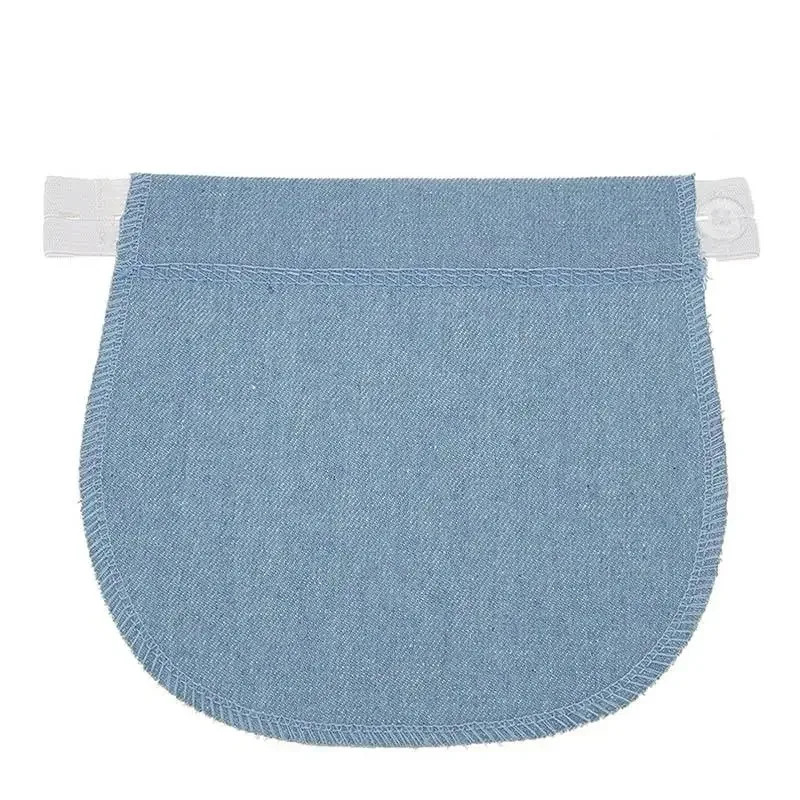 Maternity Pregnancy Waistband Belt Soft Adjustable Elastic Pants Lengthening Waist Extenders Button Mother Loose
