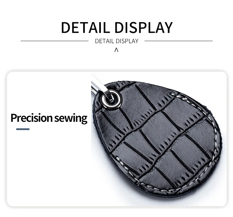 Entrance Guard Access Keychain Leather Cover for StarLine Alarm Tags PIK Intercom Keys Holder DIY Badge Case for The PanDect Tag