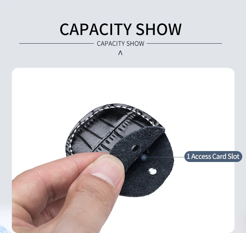 Entrance Guard Access Keychain Leather Cover for StarLine Alarm Tags PIK Intercom Keys Holder DIY Badge Case for The PanDect Tag