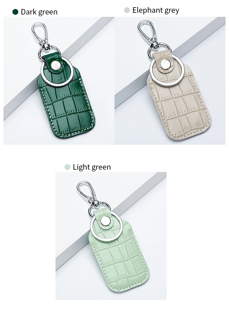 Entrance Guard Access Keychain Leather Cover for StarLine Alarm Tags PIK Intercom Keys Holder DIY Badge Case for The PanDect Tag