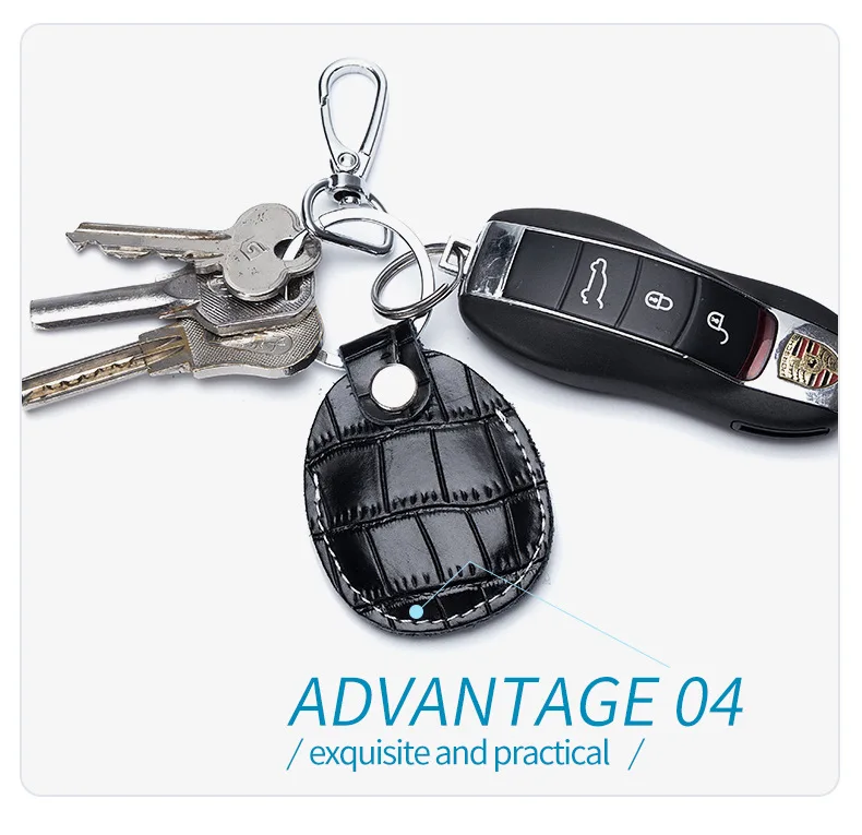 Entrance Guard Access Keychain Leather Cover for StarLine Alarm Tags PIK Intercom Keys Holder DIY Badge Case for The PanDect Tag