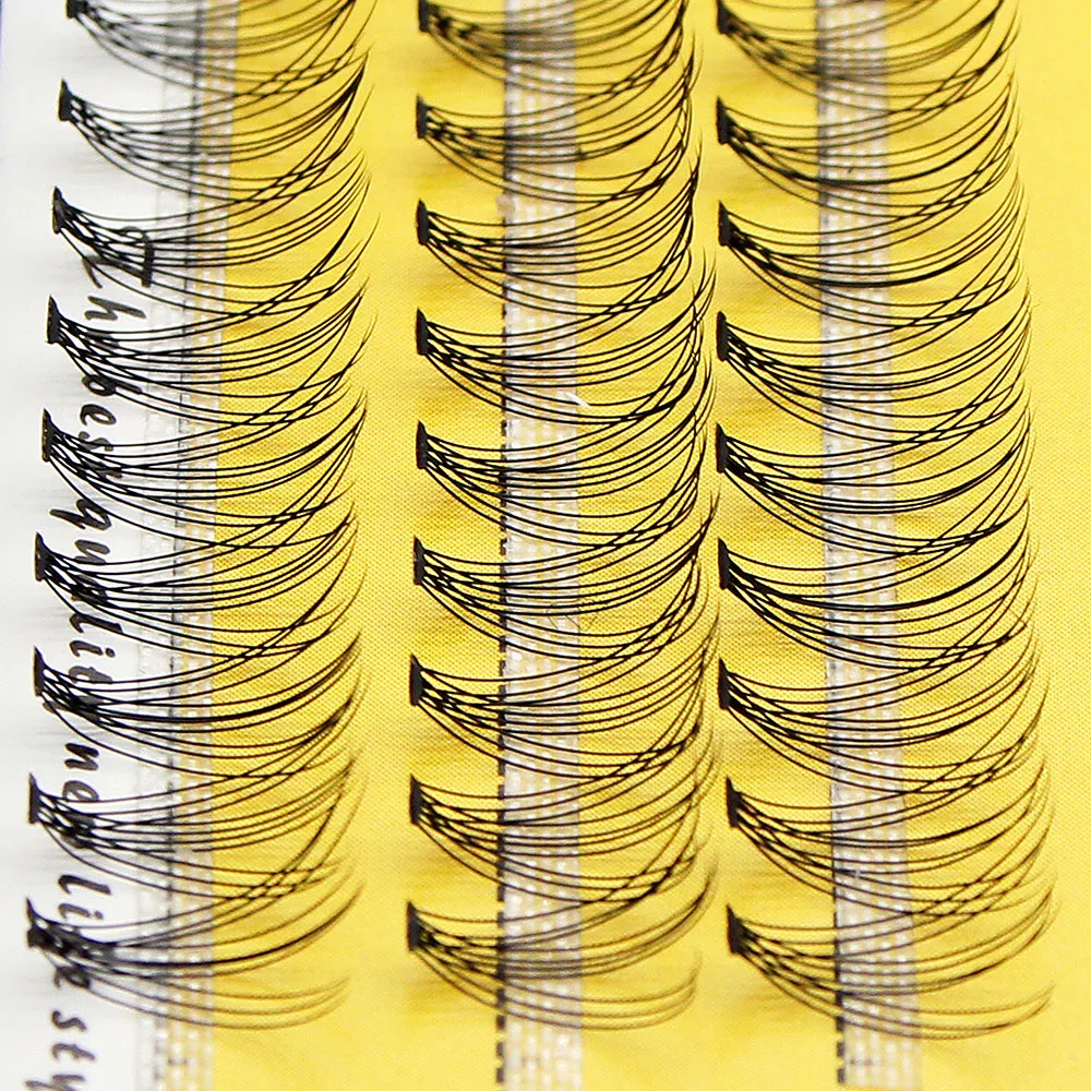 Premium 60 Bundles Mink Eyelash Extension Natural 3D Russian Volume Faux Eyelashes Individual 10D Cluster Lashes Makeup Cilia