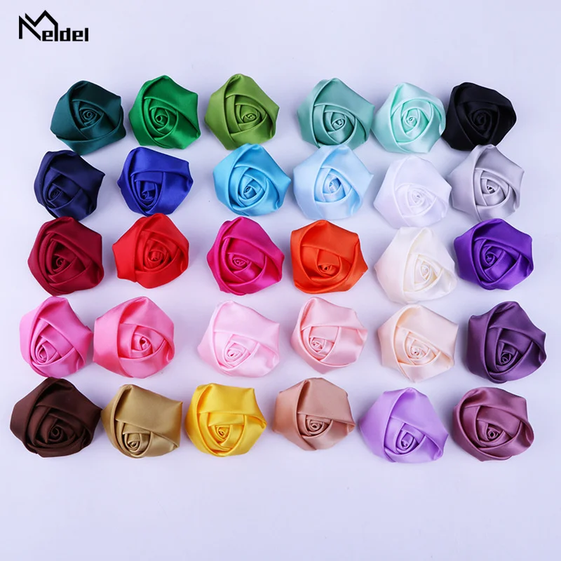 New Fashion Metal Rhinestone Crystal Brooch Men's Suit Shirt Collar Pin Artificial Silk Plastic Rose Flowers Corsage Brooches