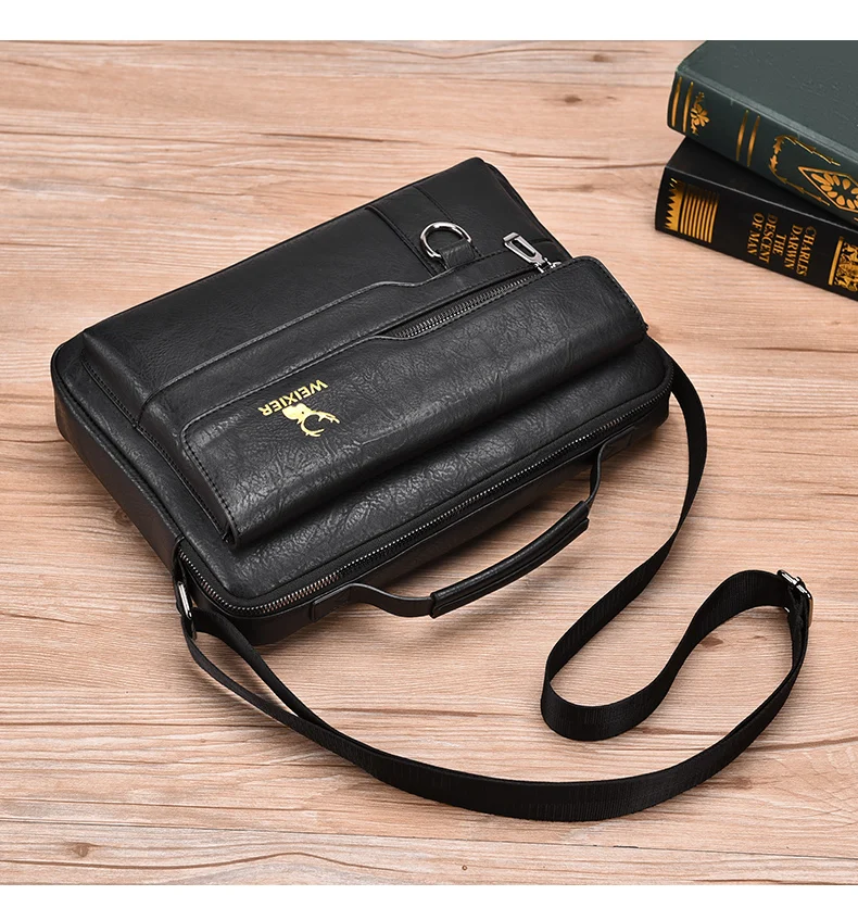 2021 New Men's Messenger Bag Brand designer PU Leather Retro Large-capacity Shoulder Bag Man Handbag Travel Backpack Sac à main