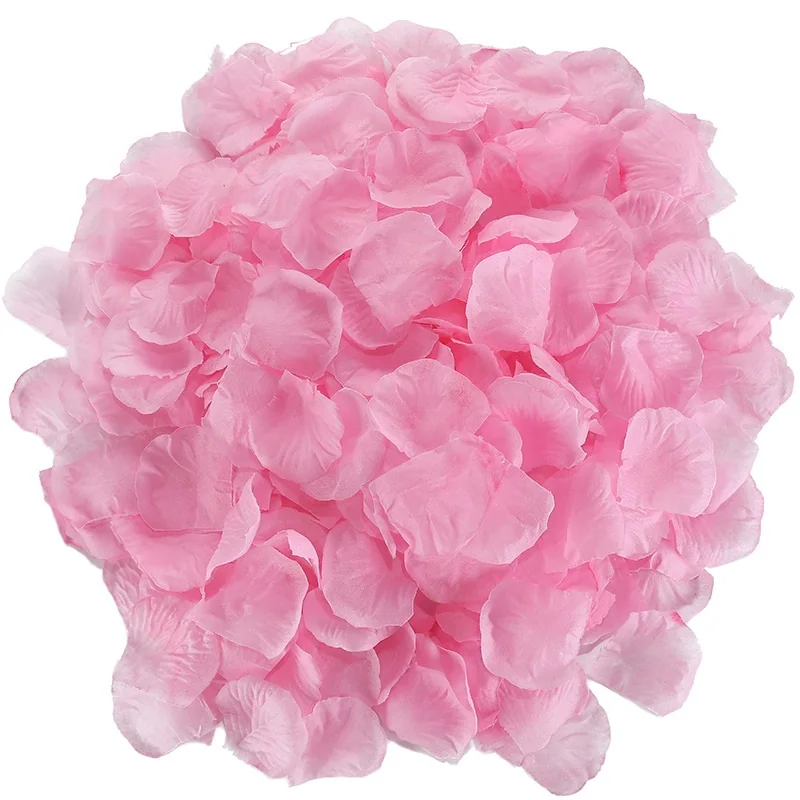Black Artificial Rose Petals For Wedding Party Flower Favors Decoration Roses Supplies 500pcs Silk Petals Rosas Para Casamento