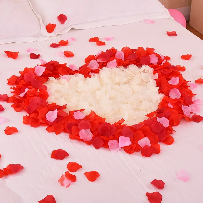 Black Artificial Rose Petals For Wedding Party Flower Favors Decoration Roses Supplies 500pcs Silk Petals Rosas Para Casamento