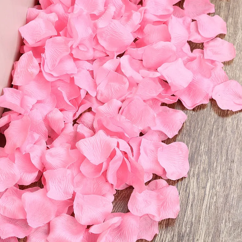 Black Artificial Rose Petals For Wedding Party Flower Favors Decoration Roses Supplies 500pcs Silk Petals Rosas Para Casamento