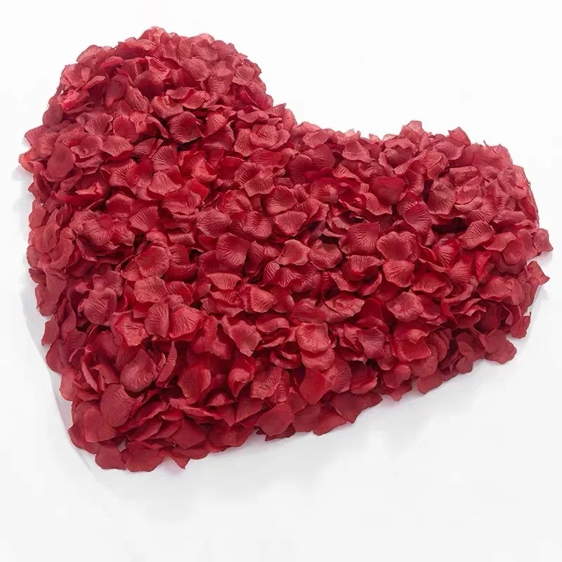Black Artificial Rose Petals For Wedding Party Flower Favors Decoration Roses Supplies 500pcs Silk Petals Rosas Para Casamento
