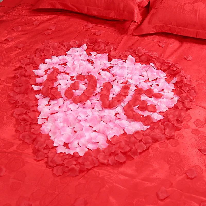 Black Artificial Rose Petals For Wedding Party Flower Favors Decoration Roses Supplies 500pcs Silk Petals Rosas Para Casamento