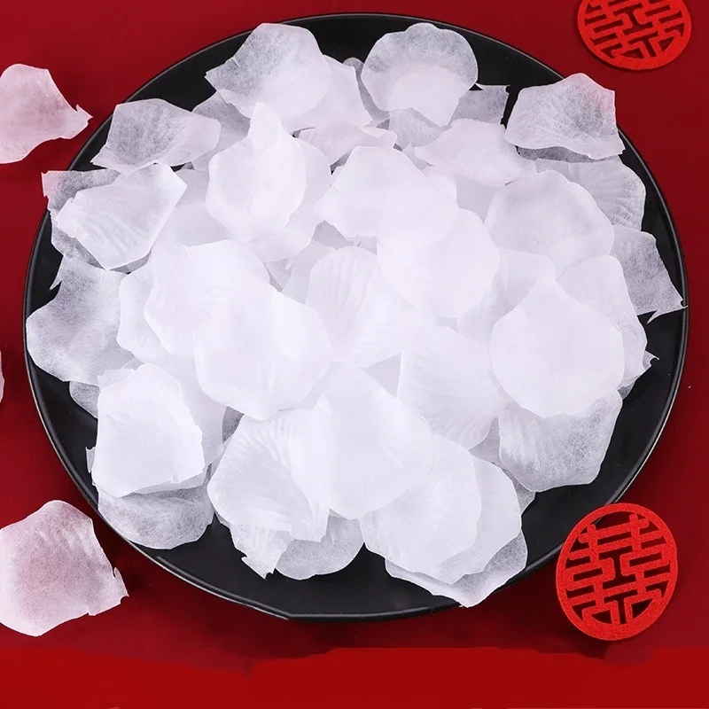 Black Artificial Rose Petals For Wedding Party Flower Favors Decoration Roses Supplies 500pcs Silk Petals Rosas Para Casamento