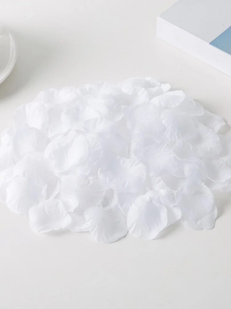 Black Artificial Rose Petals For Wedding Party Flower Favors Decoration Roses Supplies 500pcs Silk Petals Rosas Para Casamento