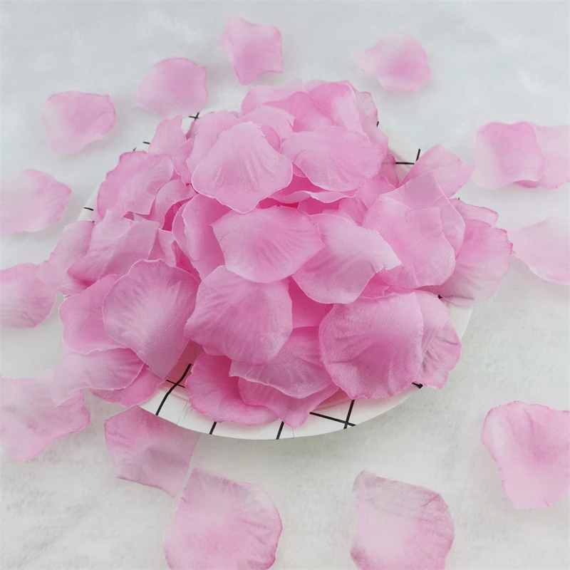 Black Artificial Rose Petals For Wedding Party Flower Favors Decoration Roses Supplies 500pcs Silk Petals Rosas Para Casamento