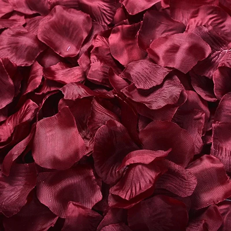 Black Artificial Rose Petals For Wedding Party Flower Favors Decoration Roses Supplies 500pcs Silk Petals Rosas Para Casamento