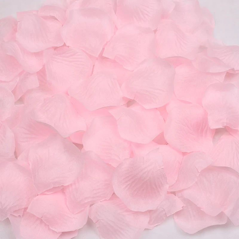 Black Artificial Rose Petals For Wedding Party Flower Favors Decoration Roses Supplies 500pcs Silk Petals Rosas Para Casamento