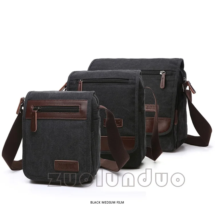 Brand Designer Handbags High Quality Messenger Bag Large Capacity Unisex Shoulder Bag Canvas Small Square Bag Student School Bag