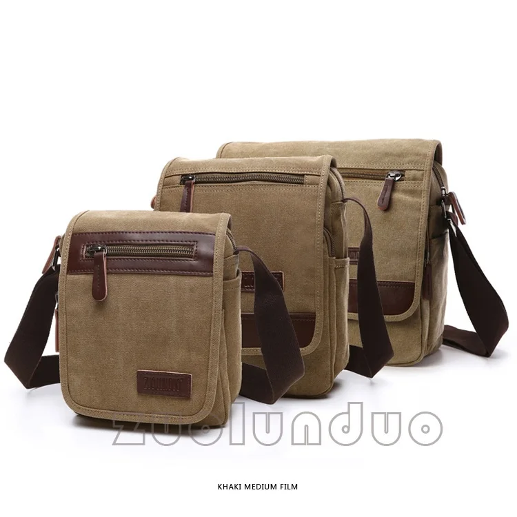 Brand Designer Handbags High Quality Messenger Bag Large Capacity Unisex Shoulder Bag Canvas Small Square Bag Student School Bag