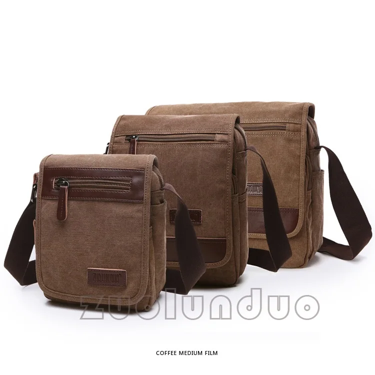 Brand Designer Handbags High Quality Messenger Bag Large Capacity Unisex Shoulder Bag Canvas Small Square Bag Student School Bag