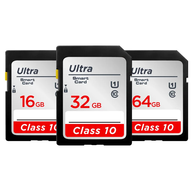 Ultra Original SD Card 16GB 32GB SDV10HC 64GB 128GB SDV10XC Class10 Memory Card C10 FULL HD Video USH-1 for Camera