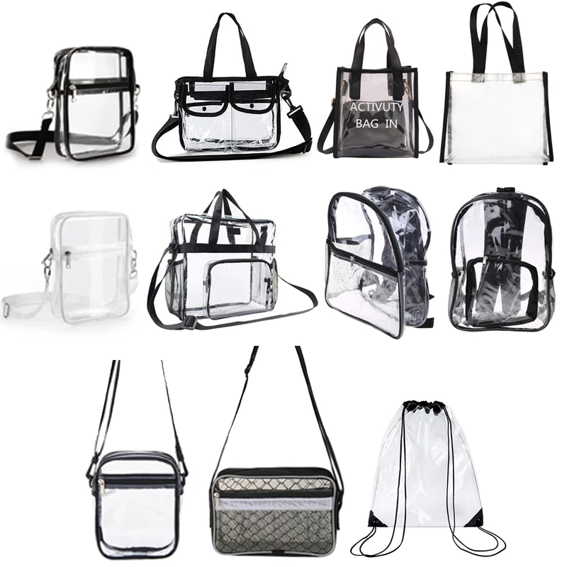 Transparent Waist Funny Pack Clear Sling Belt Bag PVC Portable Travel Hip Bum Small Purse Crossbody Shoulder Chest Phone Pouch