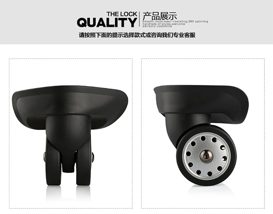 Suitcase Luggage Case Casters Replacement Trolley Case Wheel Mute Universal Wheel Suitcase Caster Accessories Suitcase Caster