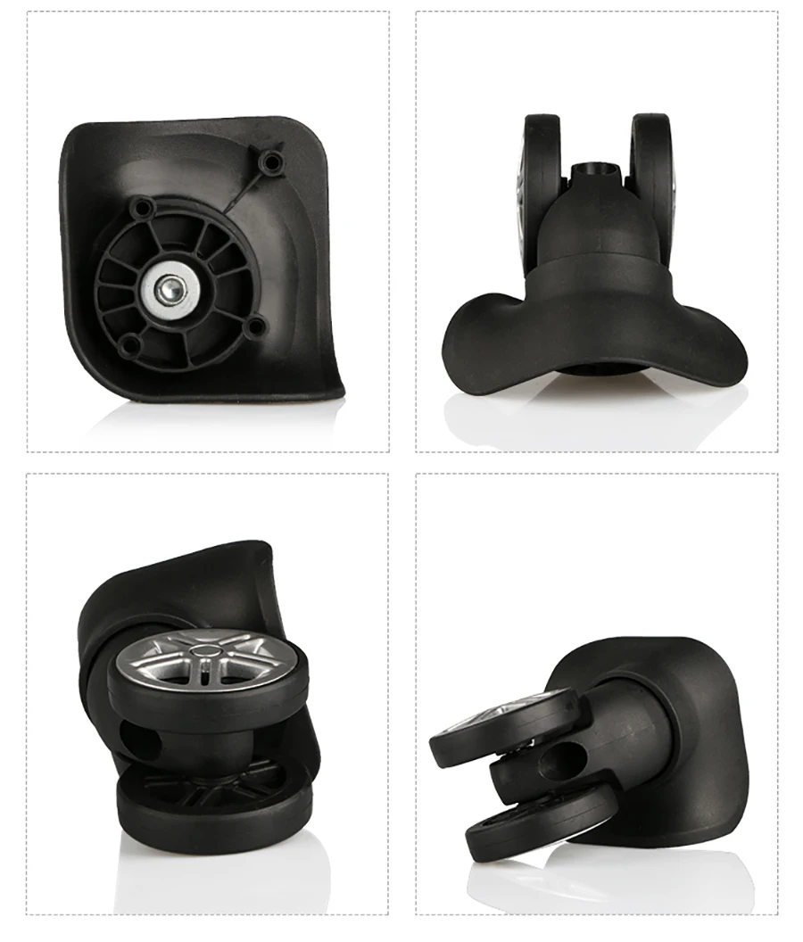 Suitcase Luggage Case Casters Replacement Trolley Case Wheel Mute Universal Wheel Suitcase Caster Accessories Suitcase Caster