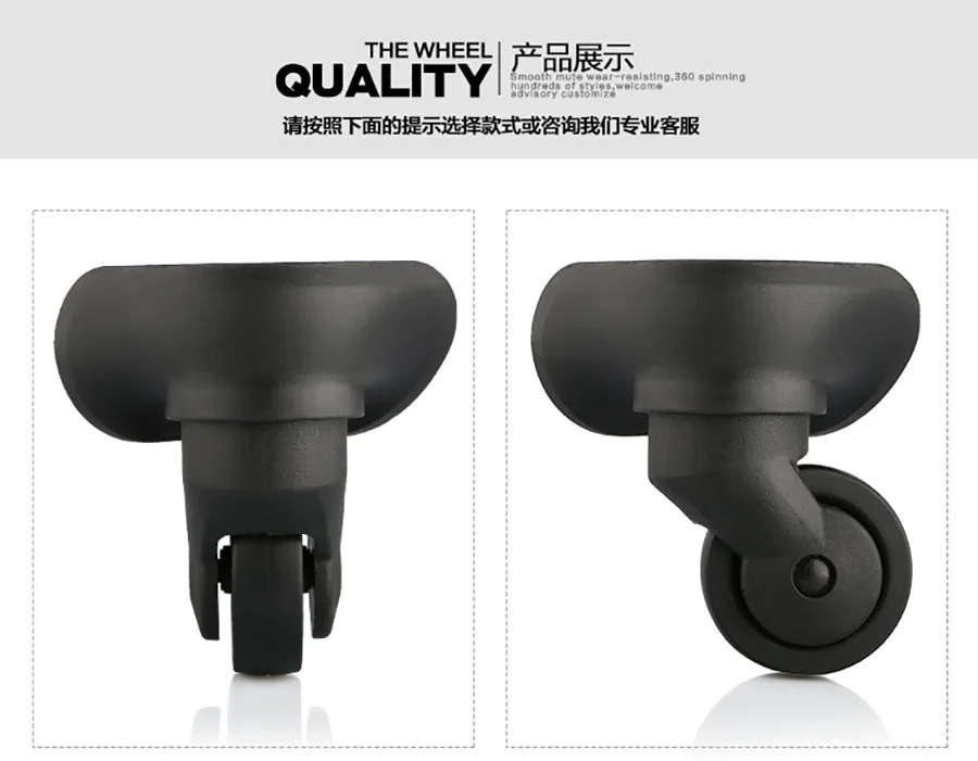 Suitcase Luggage Case Casters Replacement Trolley Case Wheel Mute Universal Wheel Suitcase Caster Accessories Suitcase Caster