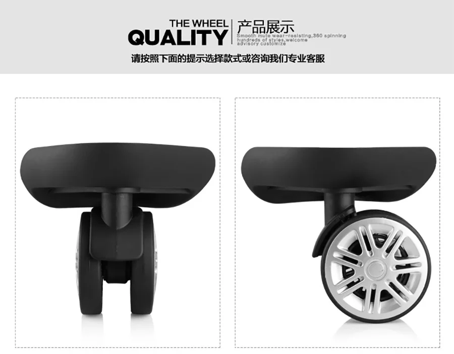 Suitcase Luggage Case Casters Replacement Trolley Case Wheel Mute Universal Wheel Suitcase Caster Accessories Suitcase Caster