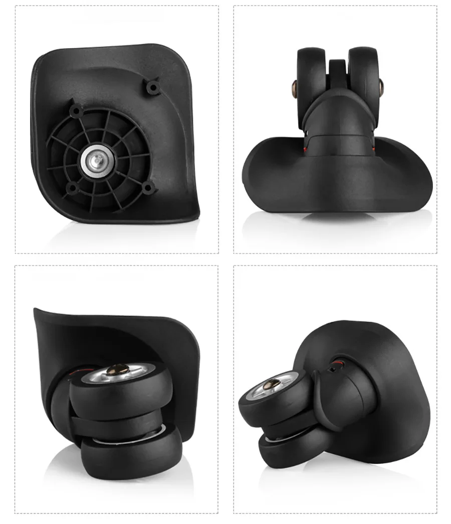 Suitcase Luggage Case Casters Replacement Trolley Case Wheel Mute Universal Wheel Suitcase Caster Accessories Suitcase Caster