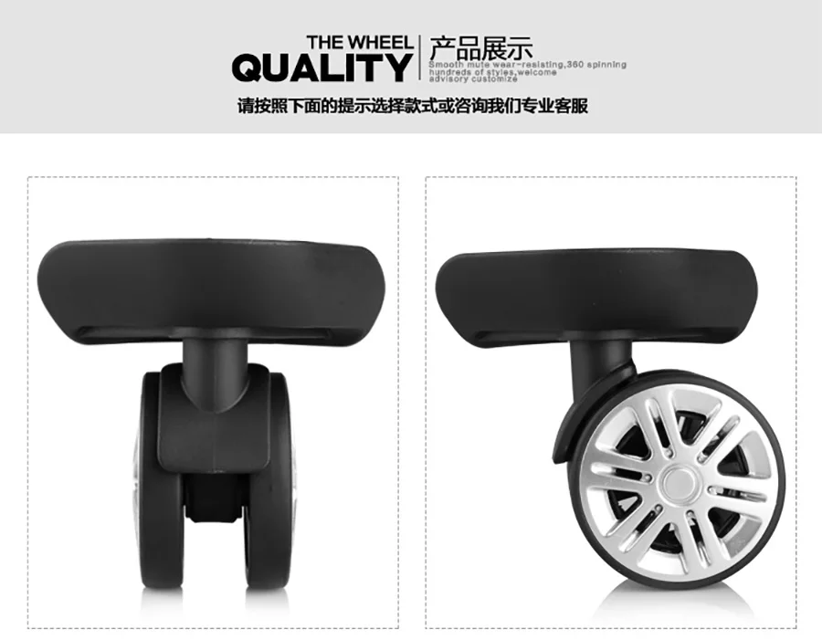 Suitcase Luggage Case Casters Replacement Trolley Case Wheel Mute Universal Wheel Suitcase Caster Accessories Suitcase Caster
