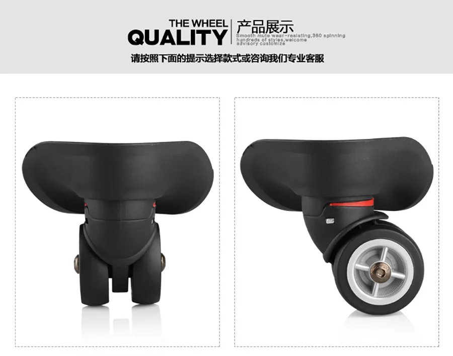 Suitcase Luggage Case Casters Replacement Trolley Case Wheel Mute Universal Wheel Suitcase Caster Accessories Suitcase Caster