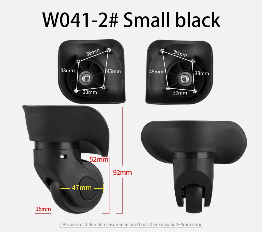 Suitcase Luggage Case Casters Replacement Trolley Case Wheel Mute Universal Wheel Suitcase Caster Accessories Suitcase Caster