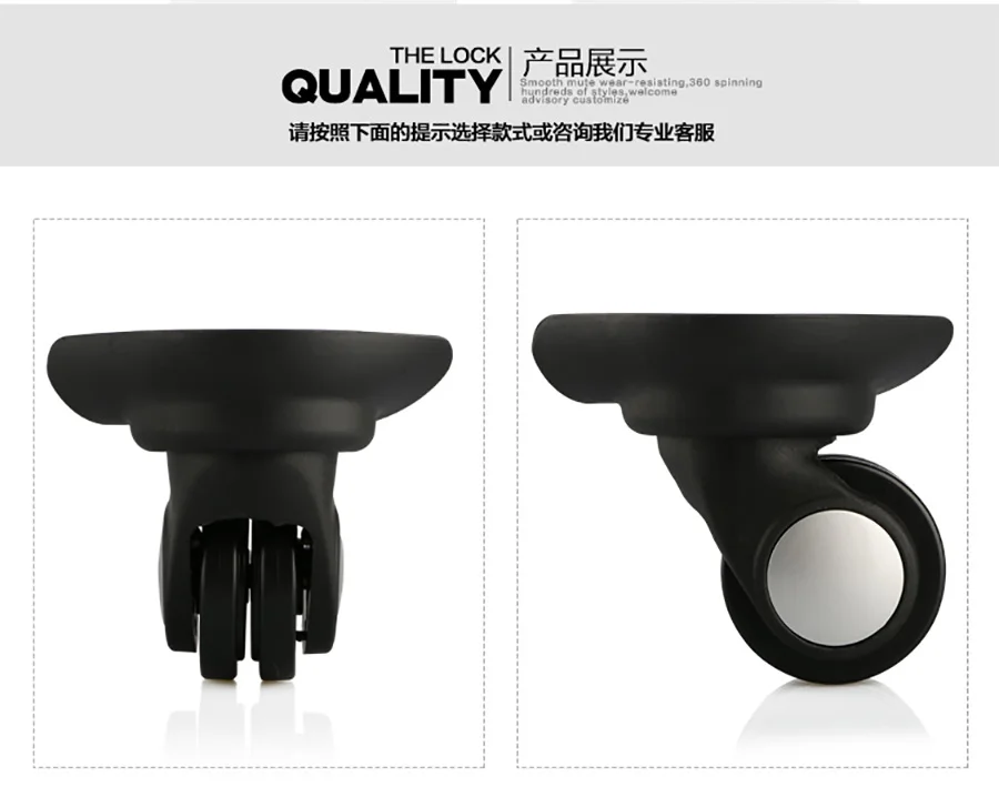 Suitcase Luggage Case Casters Replacement Trolley Case Wheel Mute Universal Wheel Suitcase Caster Accessories Suitcase Caster