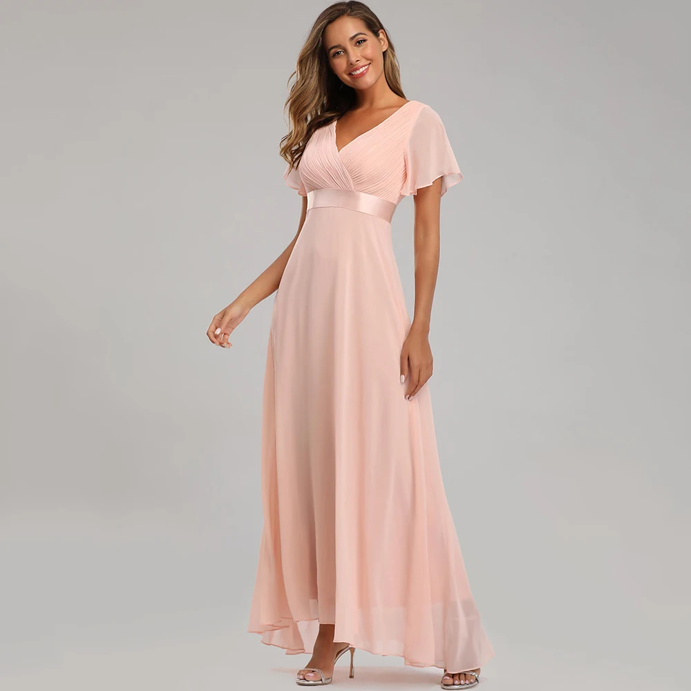 Sexy Pink Chiffon Tulle Maxi Summer Dress Women Casual Vintage Long Bridesmaid Prom Dresses Club Bodycon Party Dress Vestidos HL