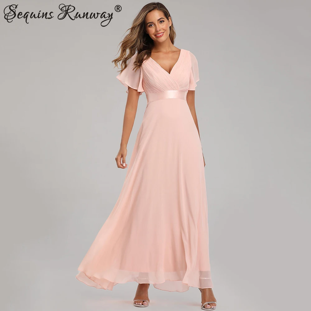 Sexy Pink Chiffon Tulle Maxi Summer Dress Women Casual Vintage Long Bridesmaid Prom Dresses Club Bodycon Party Dress Vestidos HL
