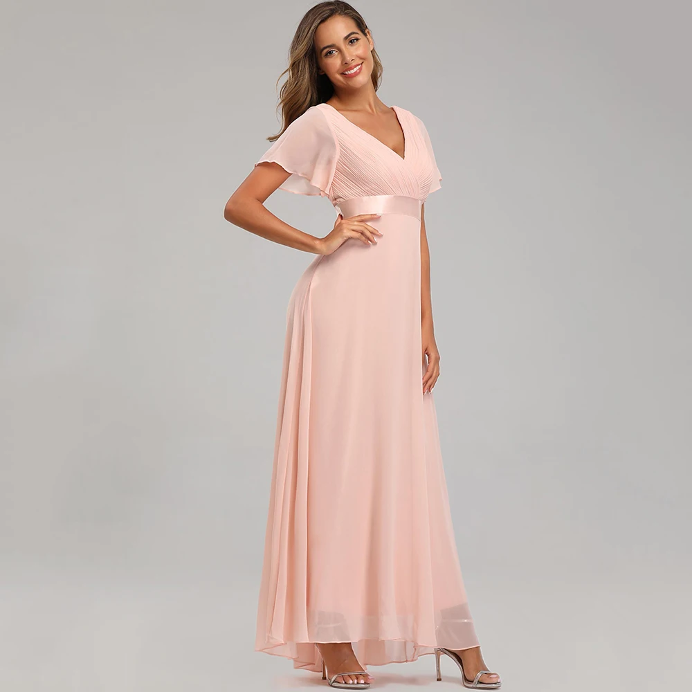 Sexy Pink Chiffon Tulle Maxi Summer Dress Women Casual Vintage Long Bridesmaid Prom Dresses Club Bodycon Party Dress Vestidos HL