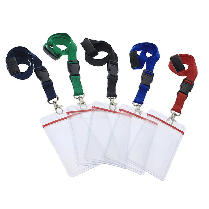 Name Card Holder Keychain Nurse Accessories Badges Set Lanyard ID Card Holder Neck Straps Nurse Business Card Holde Key Holder