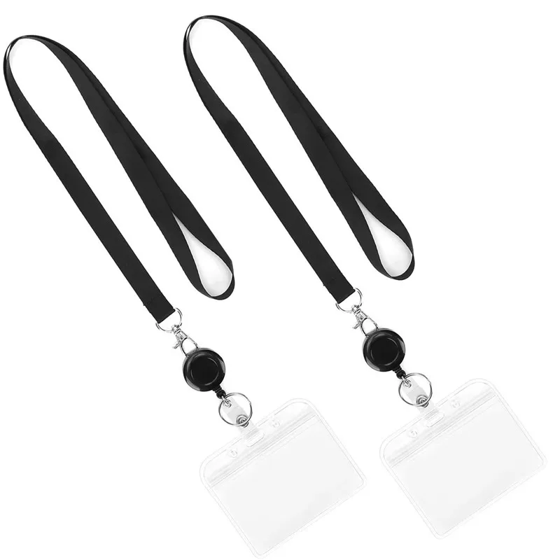 Name Card Holder Keychain Nurse Accessories Badges Set Lanyard ID Card Holder Neck Straps Nurse Business Card Holde Key Holder