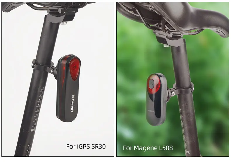 Bicycle Seat Post Rear Light Bracket for Garmin Varia Radar Rearview RTL510 515 500 Magene L508 Bryton R300L Lamp Stand