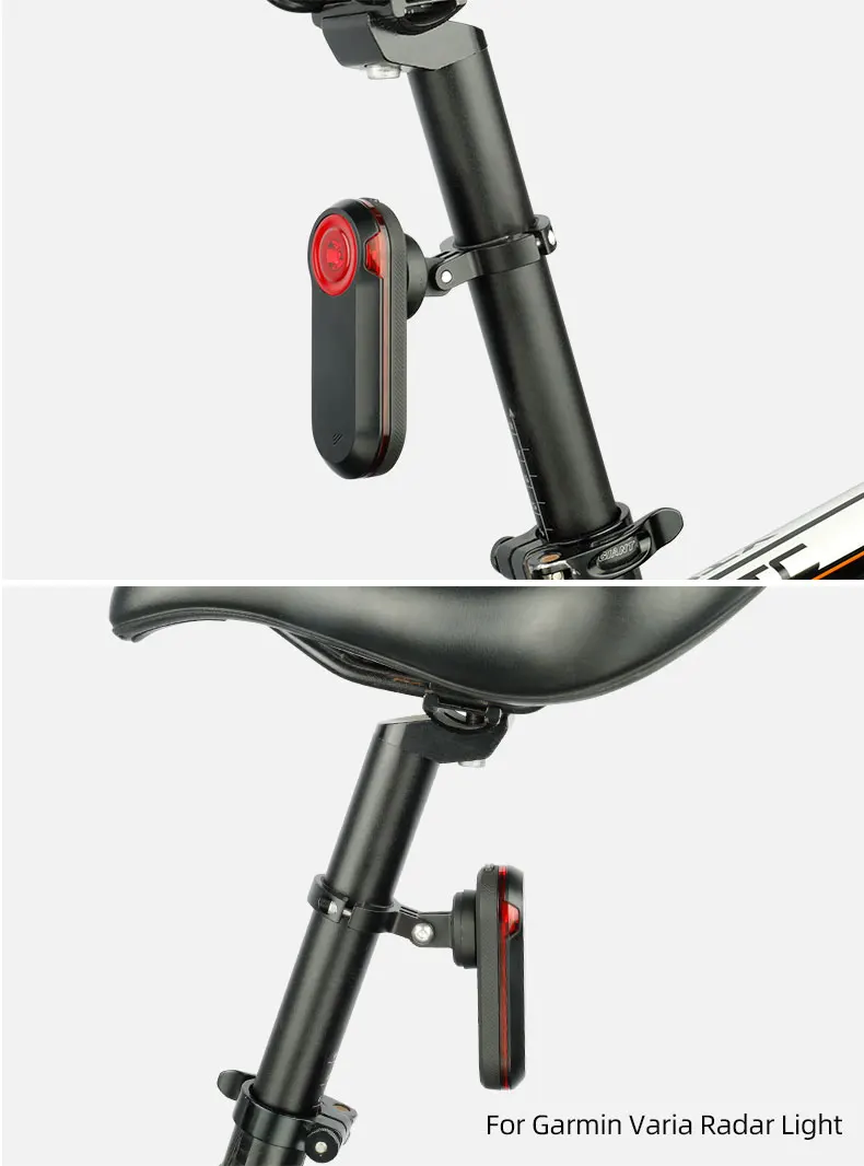 Bicycle Seat Post Rear Light Bracket for Garmin Varia Radar Rearview RTL510 515 500 Magene L508 Bryton R300L Lamp Stand