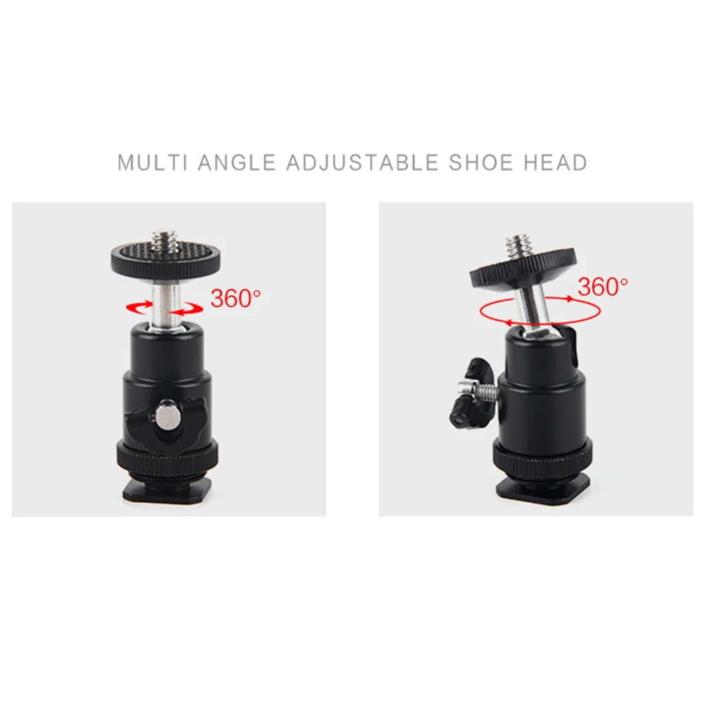 Universal Moblie Phone Clip Bracket Holder Mount 1/4 Screw Hot Shoe Phone Clip Tripod Monopod Stand for iPhone Samsung Xiaomi