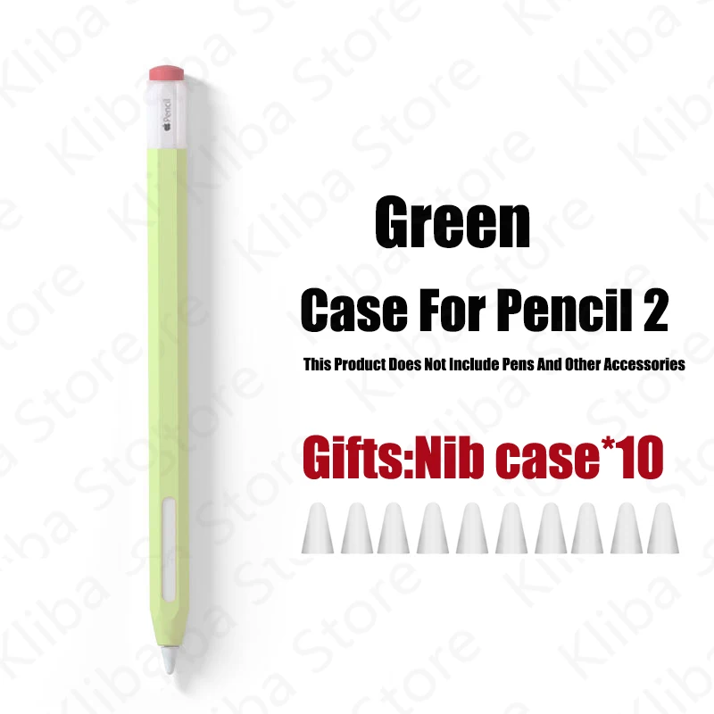 Silicone Pencil Case For Apple Pencil 2nd 1st Tablet Touch Stylus Pouch Portable Protective Cover