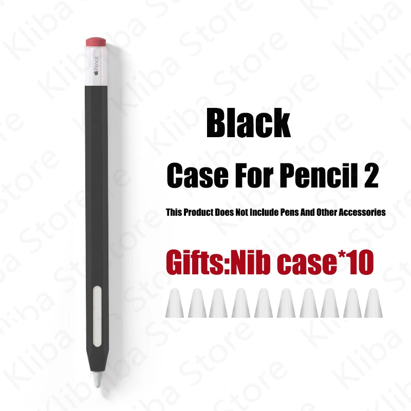 Silicone Pencil Case For Apple Pencil 2nd 1st Tablet Touch Stylus Pouch Portable Protective Cover